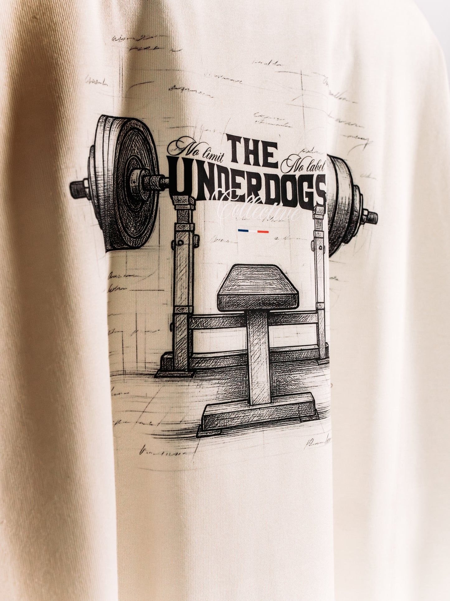 Vintage White Oversized Boxy Tee - The Over 100kg Club
