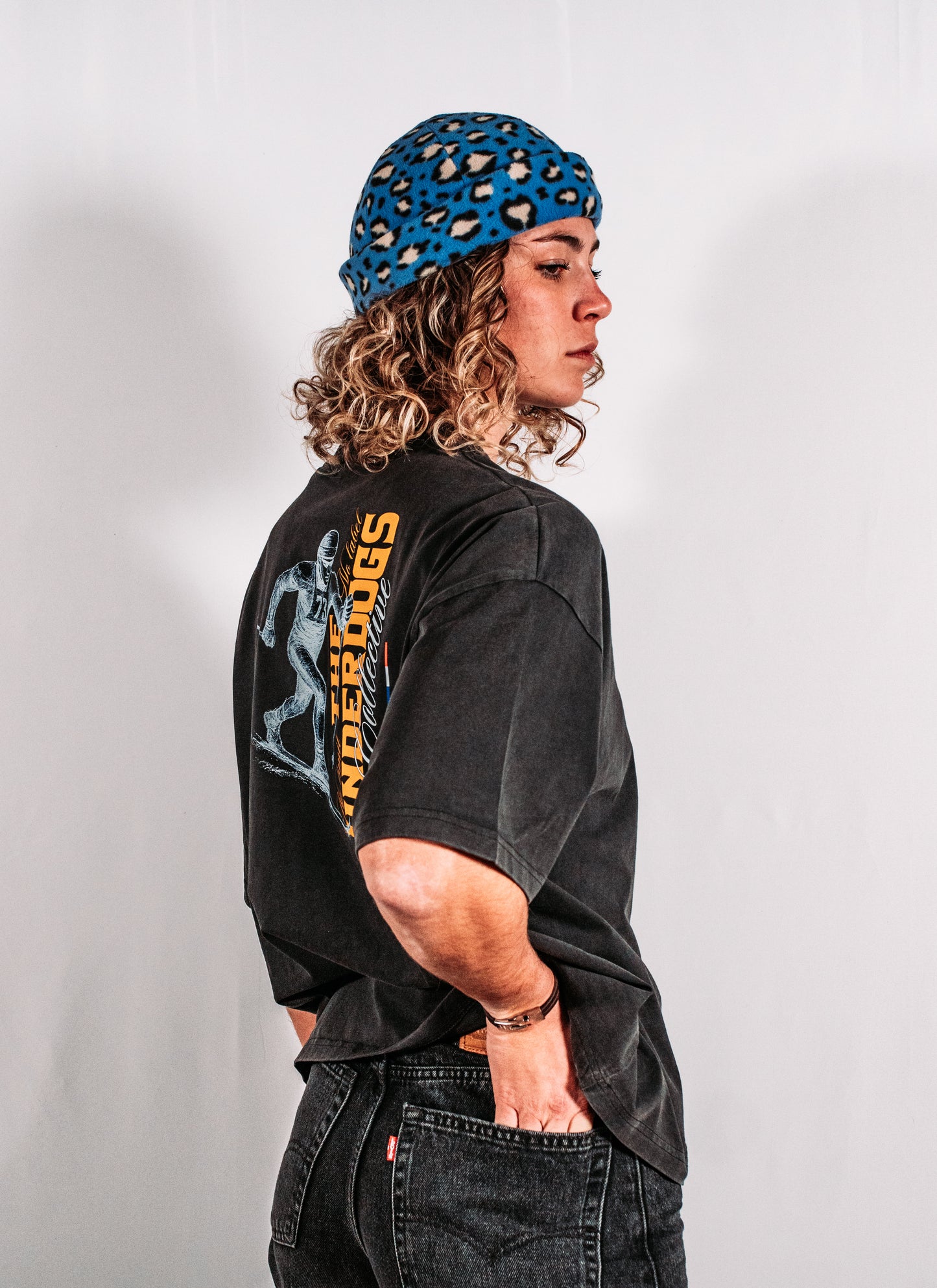 Vintage Black Oversize Boxy Tee - Classic is not dead