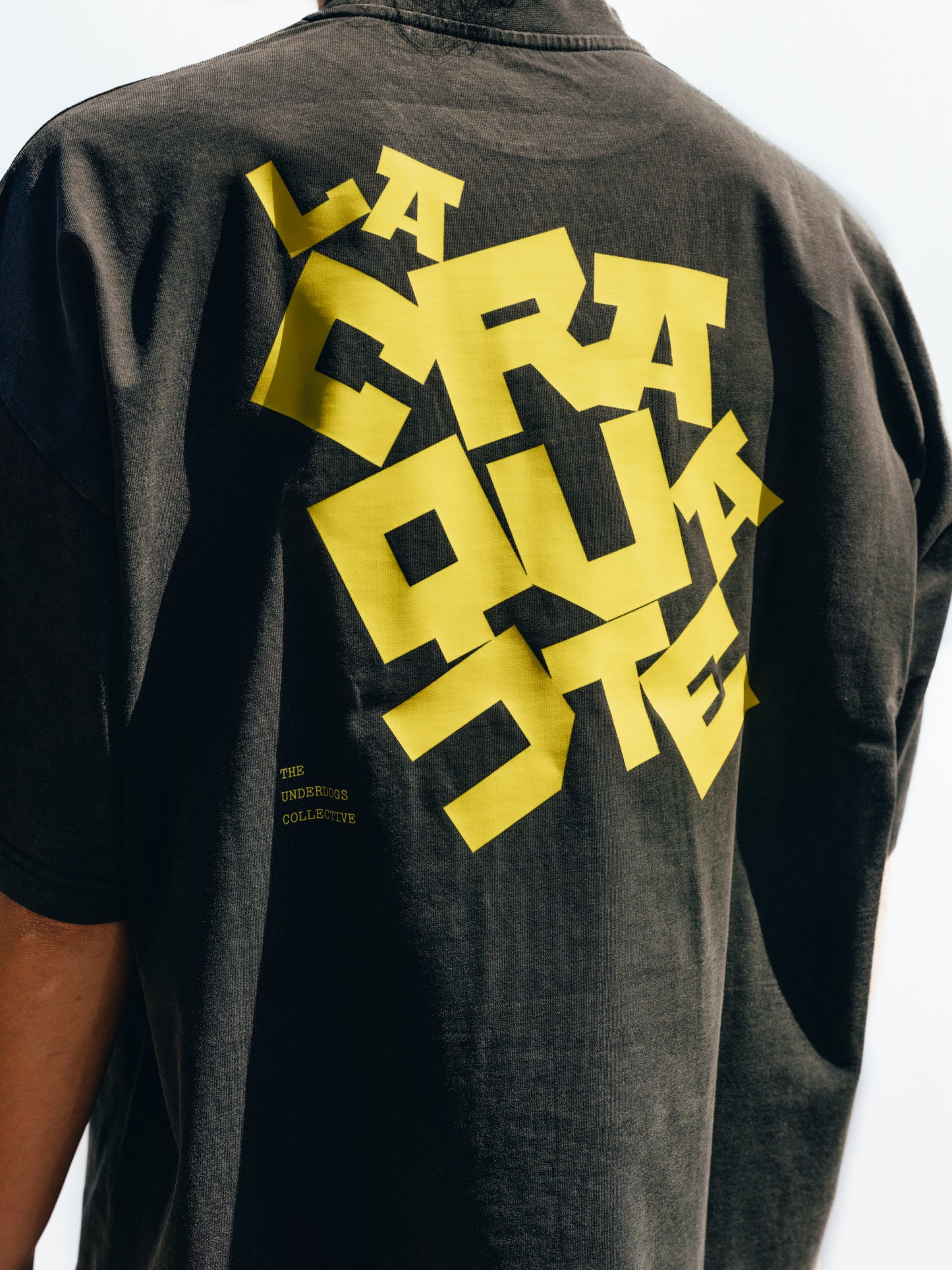 Vintage Black Oversize Boxy Tee - La Craquante