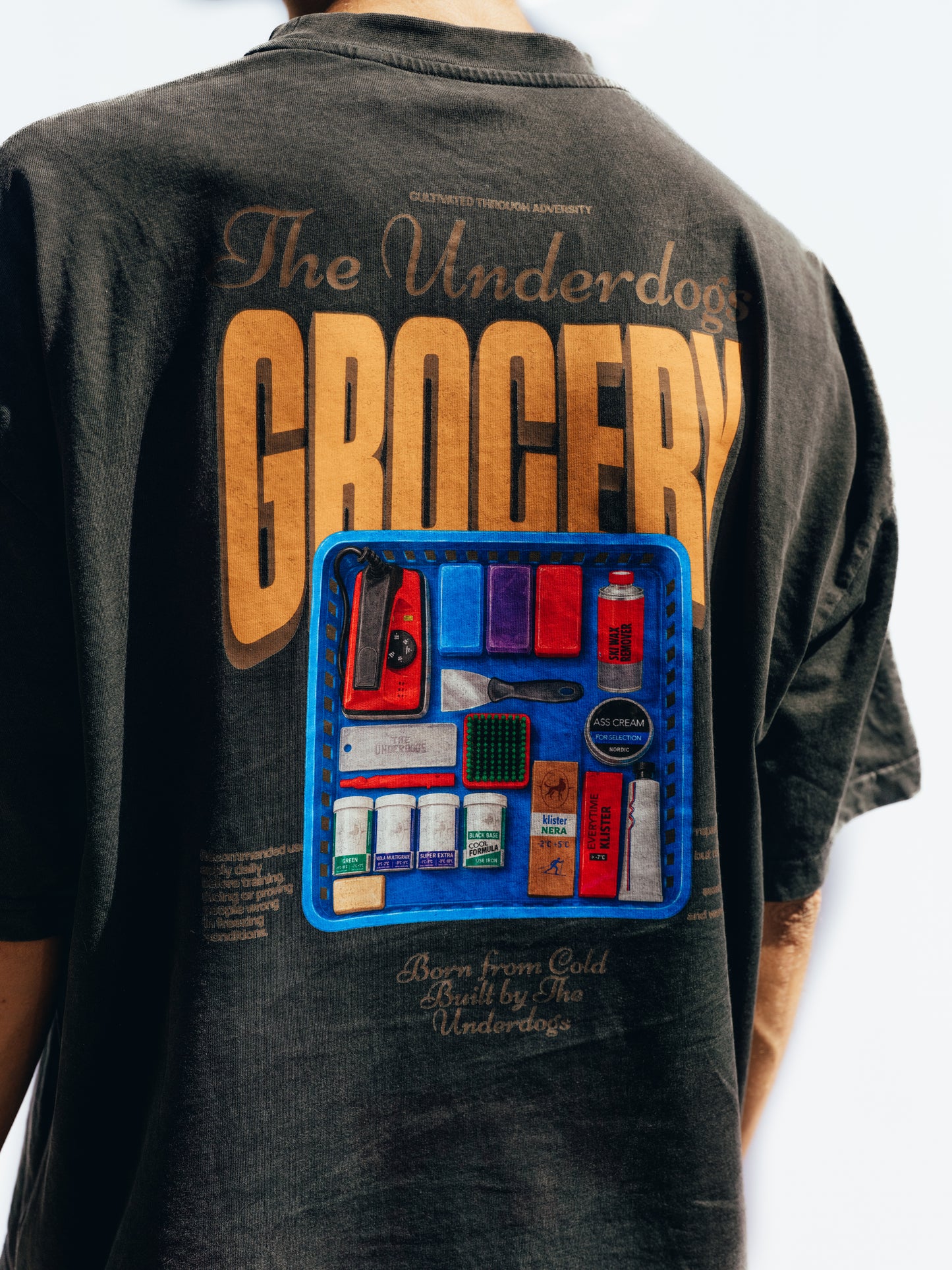 Vintage Black Oversize Boxy Tee - Underdogs Grocery