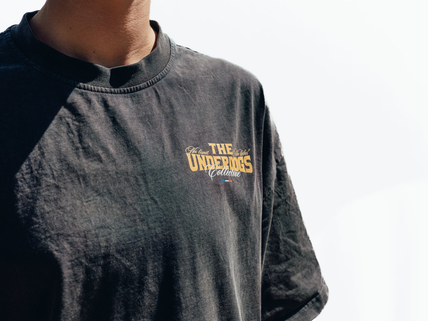 Vintage Black Oversize Boxy Tee - Underdogs Grocery