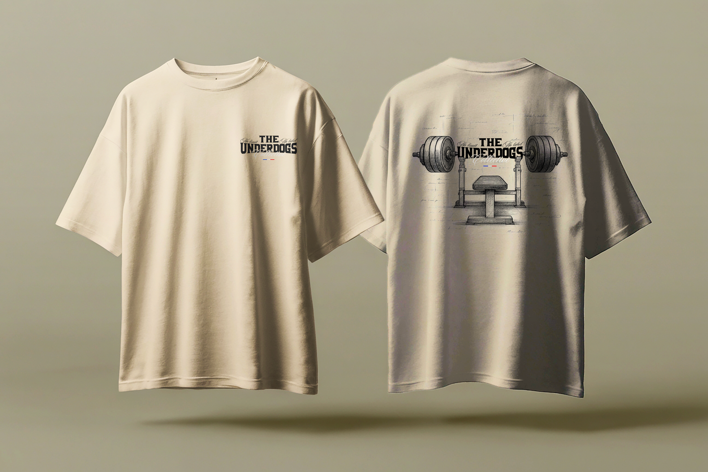 Vintage White Oversized Boxy Tee - The Over 100kg Club